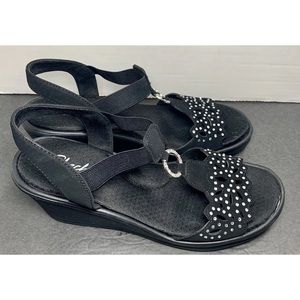 Skechers  Cali with Memory foam wedges black size 9.5 style #38558